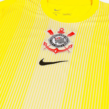 Corinthians Goalkeeper 25/26 Fan Shirt - Fabric and Crest Detail - Jersey Zone
