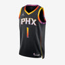 Phoenix Suns Devin Booker Dri-FIT Swingman Statement 2022 Jersey - Front View - Jersey Zone