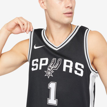 San Antonio Spurs Victor Wembanyama Dri-FIT Swingman 2023/24 Icon Jersey - View 4 - Jersey Zone