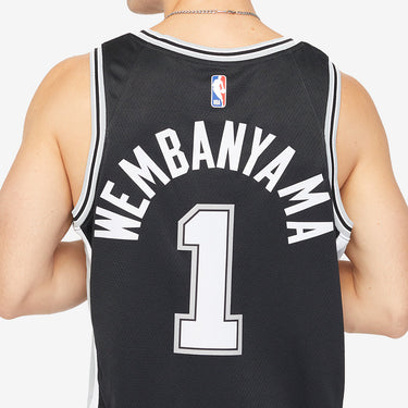 San Antonio Spurs Victor Wembanyama Dri-FIT Swingman 2023/24 Icon Jersey - View 5 - Jersey Zone