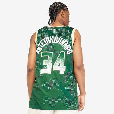 Giannis Antetokounmpo Dri-FIT Select Series Jersey - Fabric and Crest Detail - Jersey Zone