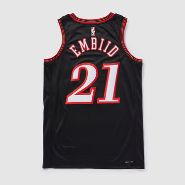 Philadelphia 76ers Joel Embiid 2025 Hardwood Classics Swingman Jersey - Back View - Jersey Zone