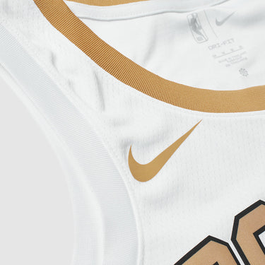 Boston Celtics Jayson Tatum 2025 City Edition Swingman Jersey - Fabric and Crest Detail - Jersey Zone