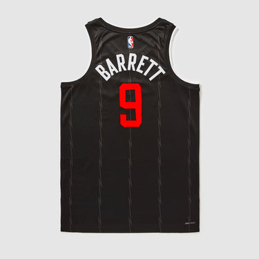 Toronto Raptors Rj Barrett 2025 City Edition Swingman Jersey - Back View - Jersey Zone