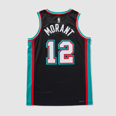 Memphis Grizzlies Ja Morant 2025 Hardwood Classics Swingman Jersey - Back View - Jersey Zone