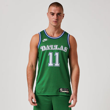 Dallas Mavericks Kyrie Irving 2025 Hardwood Classics Swingman Jersey - Back View - Jersey Zone