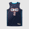 Oklahoma City Thunder Shai Gilgeous-Alexander 2025 City Edition Swingman Jersey - Front View - Jersey Zone
