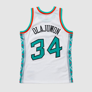 Hakeem Olajuwon All-Star West 1996 Swingman Jersey - Back View - Jersey Zone