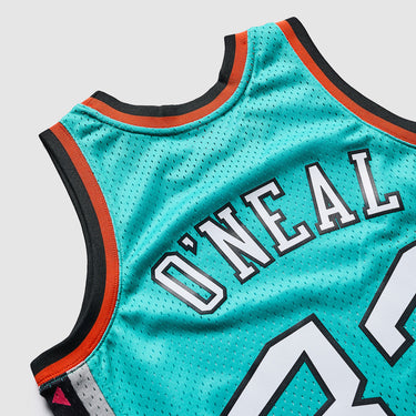 Shaquille O-Neal All-Star East 1996 Swingman Jersey - Fabric and Crest Detail - Jersey Zone