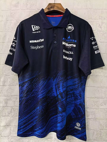 Williams Racing Men's Team T-Shirt Navy 2026 005-F1 - View 4 - Jersey Zone