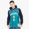 Brooklyn Nets Larry Johnson Charlotte Hornets Swingman Jersey - Front View - Jersey Zone