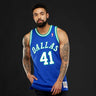 Dallas Mavericks Dirk Nowitzki Swingman Jersey - Front View - Jersey Zone