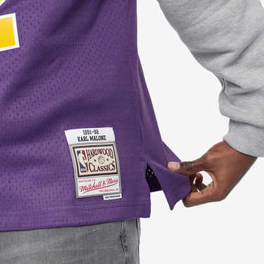 Utah Jazz Karl Malone Swingman Jersey - View 5 - Jersey Zone