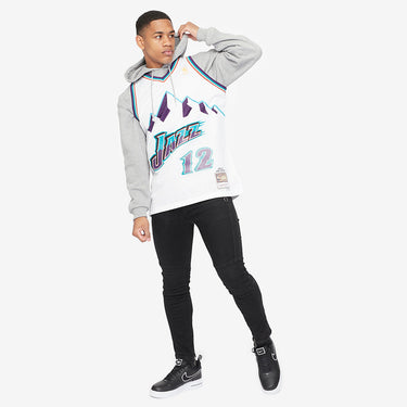 Utah Jazz John Stockton Swingman Jersey - Back View - Jersey Zone