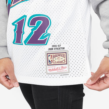 Utah Jazz John Stockton Swingman Jersey - View 4 - Jersey Zone