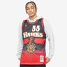 Atlanta Hawks Dikembe Mutombo 96-97 Swingman Jersey - Front View - Jersey Zone