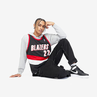 Portland Trail Blazers Clyde Drexler 91-92 Swingmam Jersey - Back View - Jersey Zone