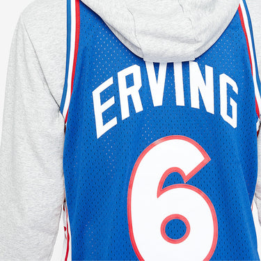 Philadelphia 76ers Julius Erving 76-77 Swingman Jersey - View 6 - Jersey Zone