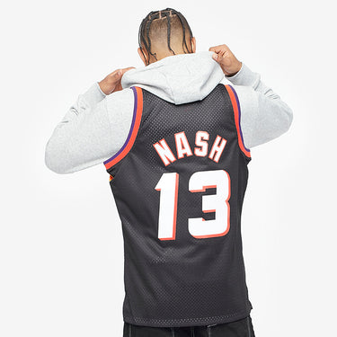 Phoenix Suns Steve Nash 96-97 Swingman Jersey - Fabric and Crest Detail - Jersey Zone