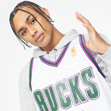 Milwaukee Bucks Ray Allen 96-97 Swingman Jersey - View 4 - Jersey Zone