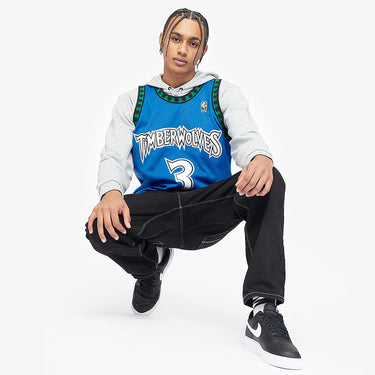 Minnesota Timberwolves Stephon Marbury 96-97 Swingman Jersey - Back View - Jersey Zone