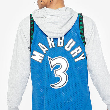 Minnesota Timberwolves Stephon Marbury 96-97 Swingman Jersey - View 6 - Jersey Zone