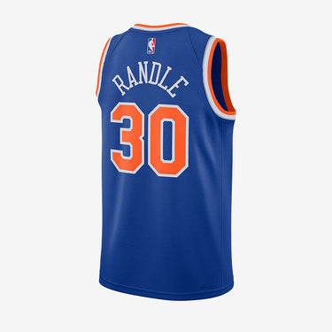 New York Knicks Julius Randle Dri-FIT Swingman 2022 Icon Jersey - Back View - Jersey Zone