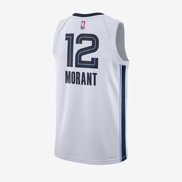Memphis Grizzlies Ja Morant Dri-FIT Swingman 2022 Association Jersey - Back View - Jersey Zone