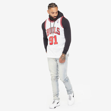 Chicago Bulls Dennis Rodman Swingman Jersey - Back View - Jersey Zone