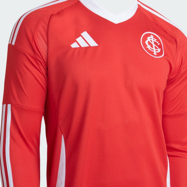 Internacional Home 2025 Long Sleeve Fan Shirt - Fabric and Crest Detail - Jersey Zone