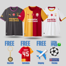 Galatasaray Third 26/27 Men's Fan Jersey II - Front View - Jersey Zone