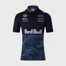 Red Bull Racing Special Edition Track Polo Shirt Navy 2025 003-F1 - Front View - Jersey Zone