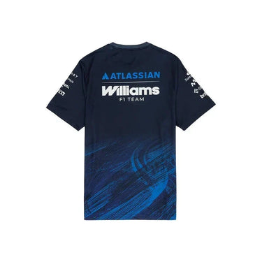 Williams Racing Men's Team T-Shirt Navy 2026 005-F1 - Back View - Jersey Zone
