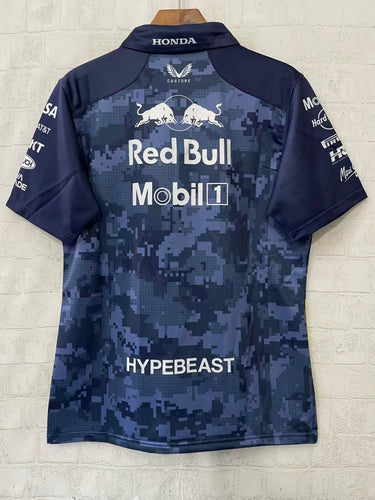 Red Bull Racing Special Edition Track Polo Shirt Navy 2025 003-F1 - View 6 - Jersey Zone