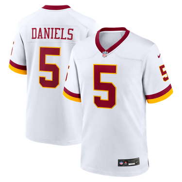 Washington Commanders Jayden Daniels Alternate Game Jersey Black - View 17 - Jersey Zone