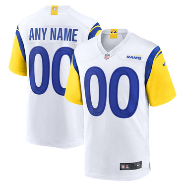 Los Angeles Rams Custom Game Jersey Royal - View 10 - Jersey Zone