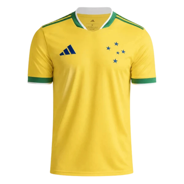 Cruzeiro Third 26/27 Fan Shirt - Verde e Amarelo - Back View - Jersey Zone
