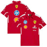Scuderia Ferrari HP Team Polo Shirt 2025 004-F1 - Front View - Jersey Zone