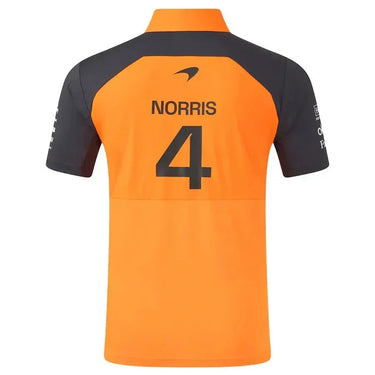 McLaren Team Driver Polo Shirt 2025 001-F1 - Back View - Jersey Zone