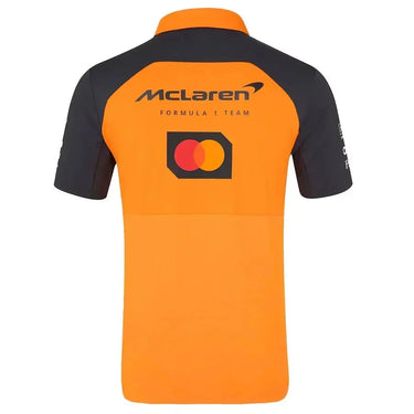 McLaren Mercedes Team Polo Shirt 2025 001-F1 - Back View - Jersey Zone