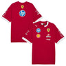 Ferrari Team Set Up T-Shirt 2025 004-F1 - Front View - Jersey Zone