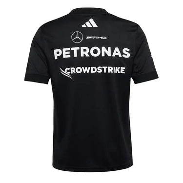 Mercedes-AMG Petronas Team Driver T Shirt 2025 002-F1 - Fabric and Crest Detail - Jersey Zone