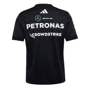 Mercedes Driver T-Shirt 2025 002-F1 - Fabric and Crest Detail - Jersey Zone