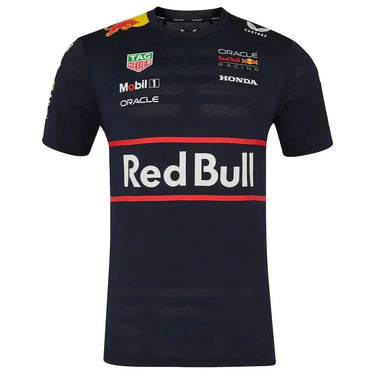 Oracle Red Bull Racing Team Set Up T Shirt 2025 003-F1 - Back View - Jersey Zone