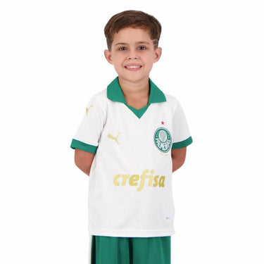 Palmeiras Away 24/25 Kids Kit - Back View - Jersey Zone