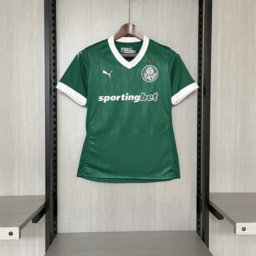 Palmeiras Home 25/26 Women’s Shirt - Fabric and Crest Detail - Jersey Zone