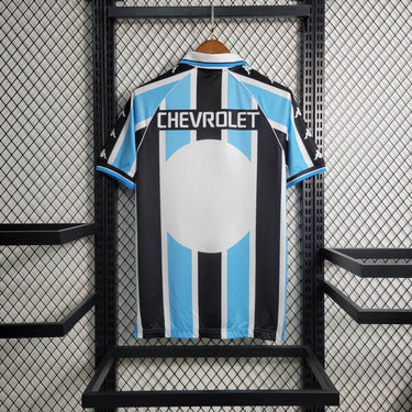 Grêmio Retro Home 2000 Fan Shirt - Fabric and Crest Detail - Jersey Zone
