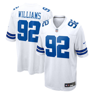 Dallas Cowboys Quinnen Williams Game Jersey Navy - View 12 - Jersey Zone
