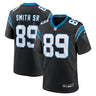 Carolina Panthers Steve Smith Sr. Retired Player Game Jersey Black - Front View - Jersey Zone