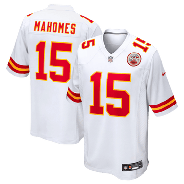 Kansas City Chiefs Patrick Mahomes Game Jersey White - Front View - Jersey Zone